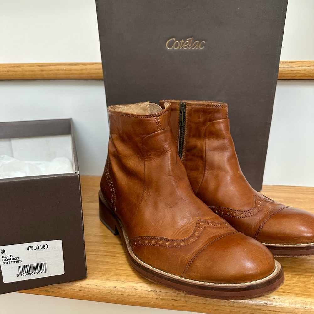 Cotelac French classic tab booties